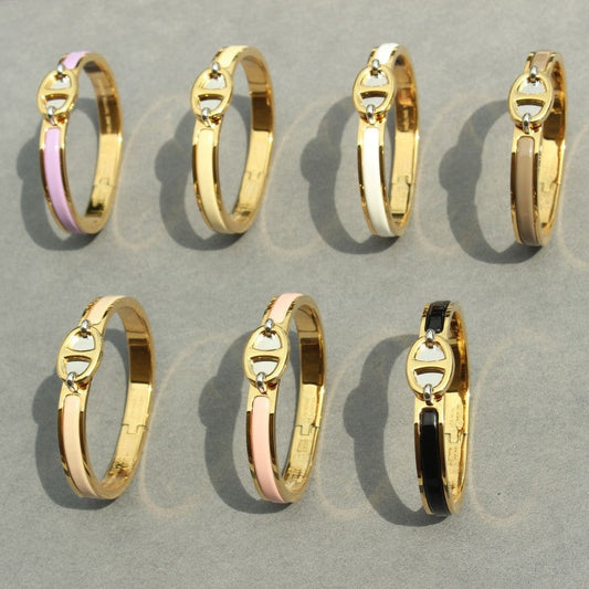 [Olivia Jewelry]CLIC CHAINE GOLD BRACELET