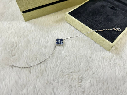 [Olivia Jewelry]CLOVER 1 MOTIF PIETERSITE BRACELET