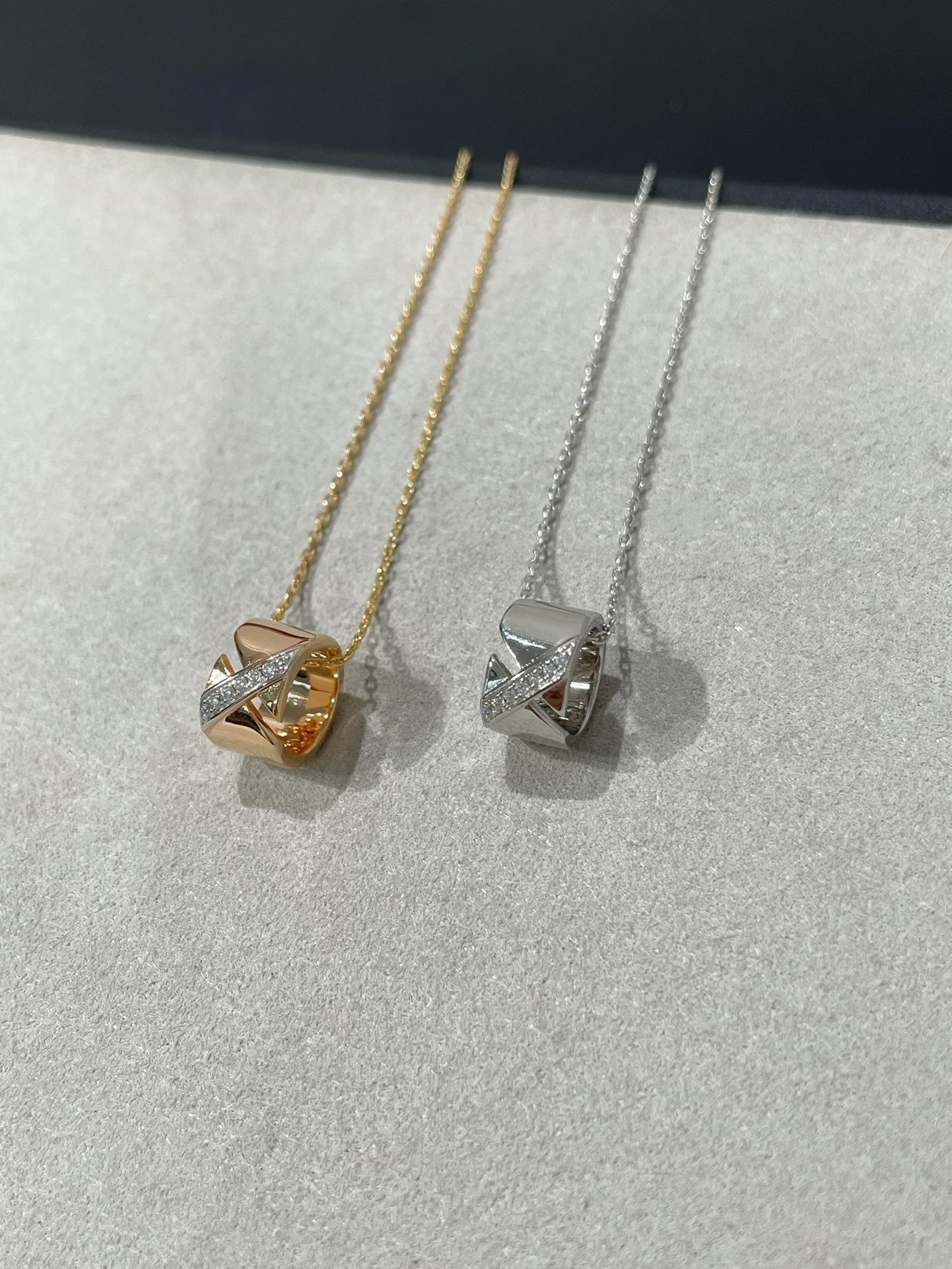 [Olivia Jewelry]LIENS EVIDENCE DIAMOND NECKLACE