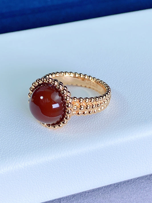 [Olivia Jewelry]PERLEE COULEURS ROSE GOLD RING