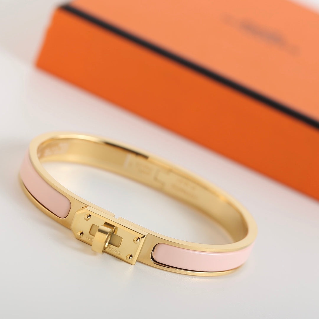 [Olivia Jewelry]HM KELLY LIGHT PINK BRACELET
