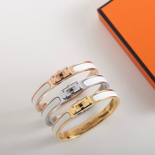 [Olivia Jewelry]HM KELLY WHITE BRACELET