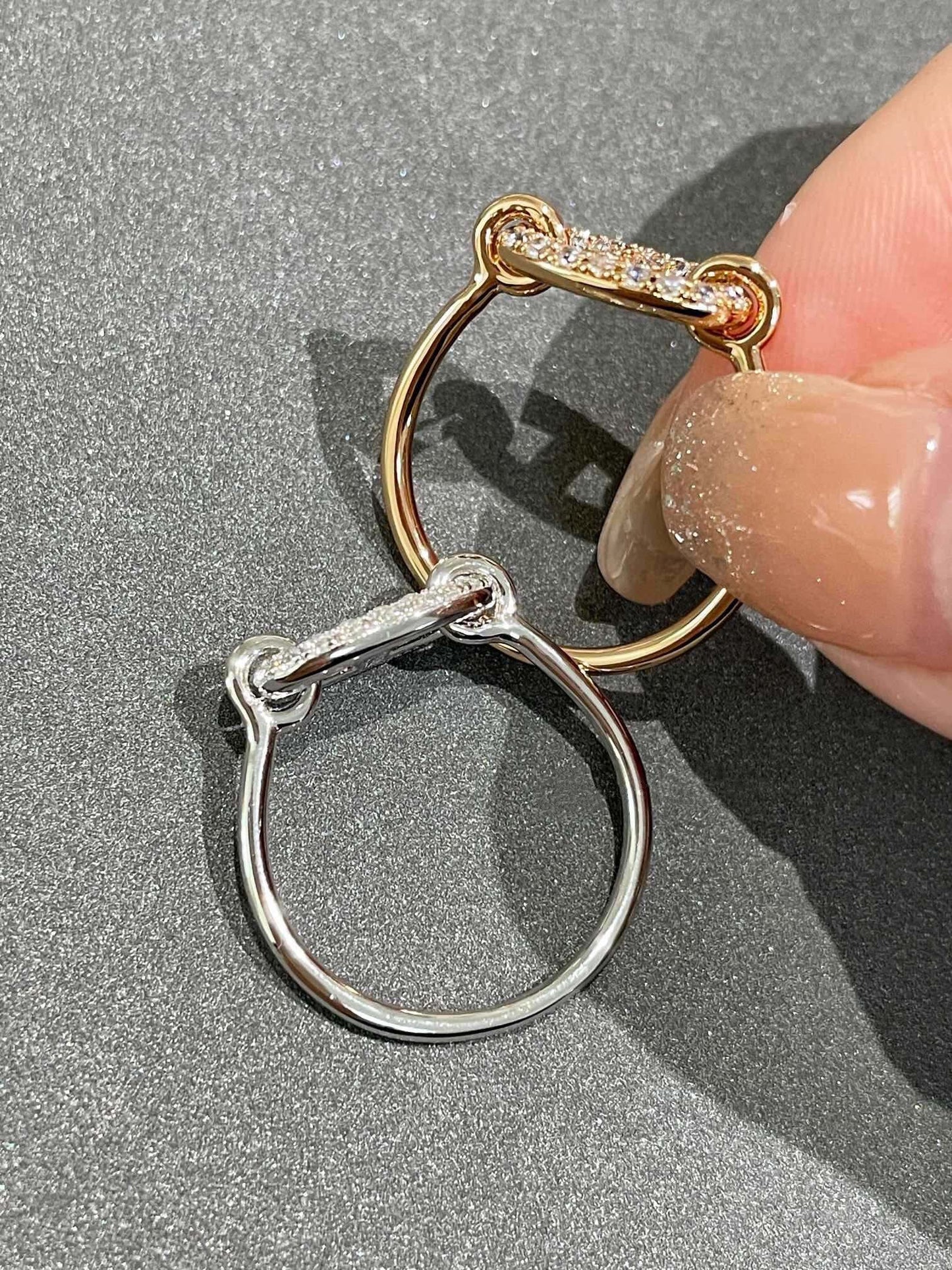 [Olivia Jewelry]RONDE SMALL DIAMOND RING