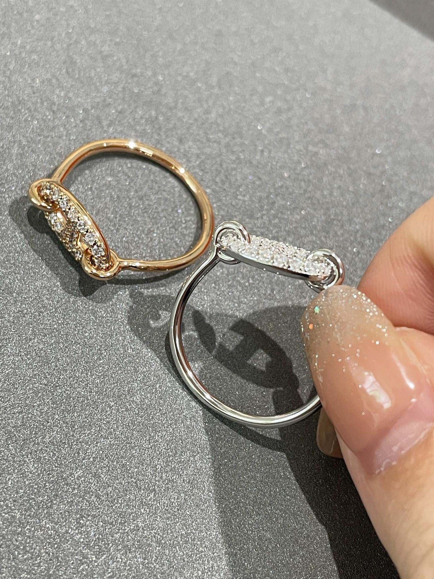 [Olivia Jewelry]RONDE SMALL DIAMOND RING