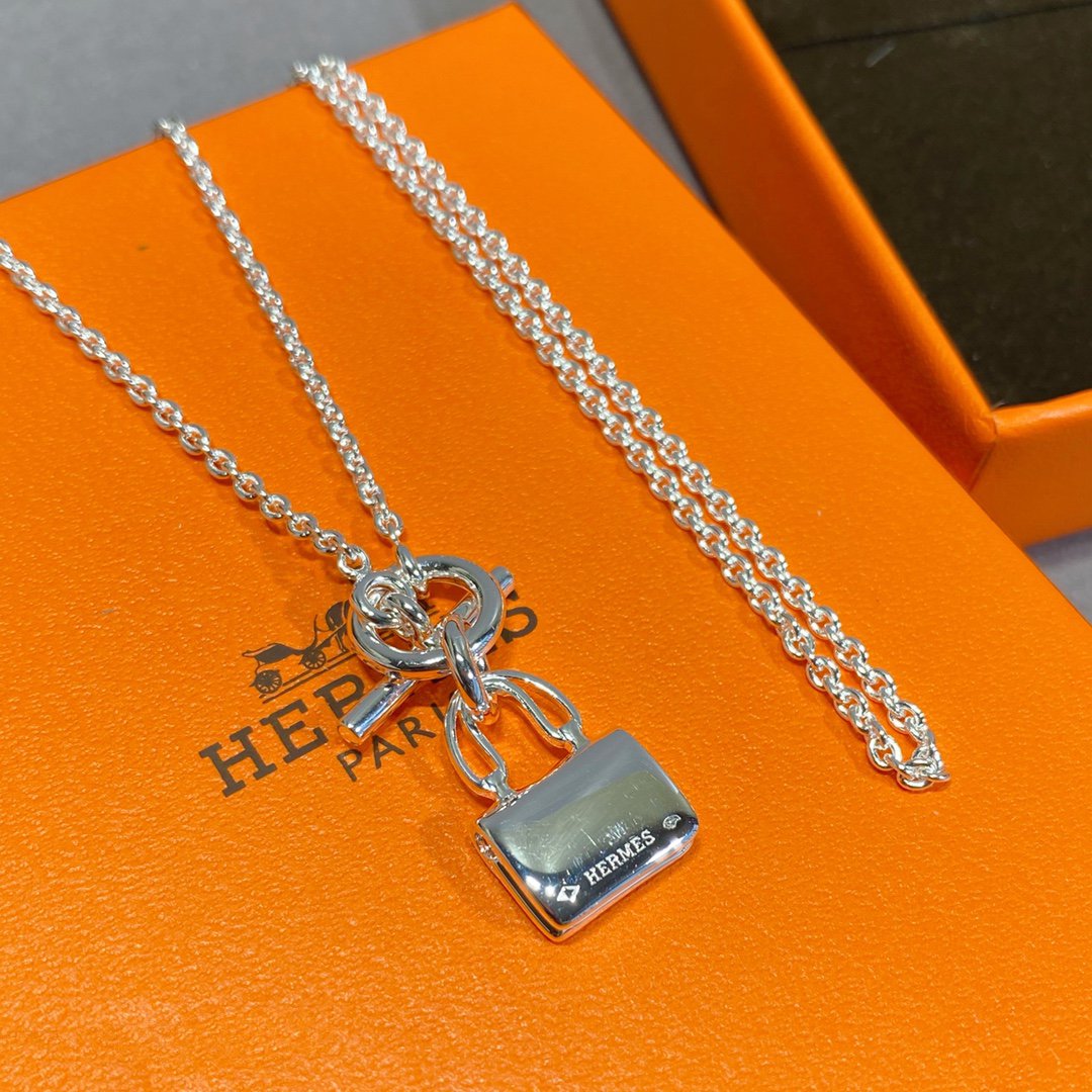 [Olivia Jewelry]CONSTANCE PEDANT SILVER NECKLACE