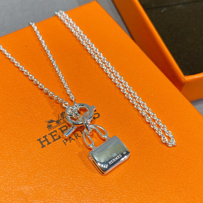 [Olivia Jewelry]CONSTANCE PEDANT SILVER NECKLACE