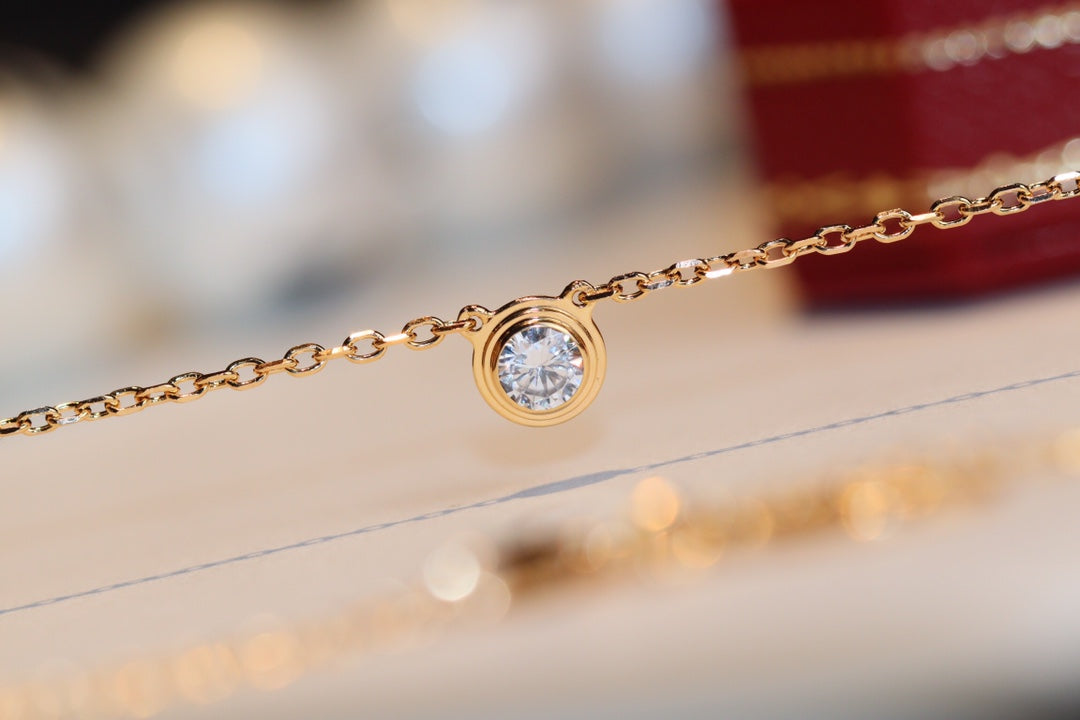 [Olivia Jewelry]DAMOUR DIAMOND NECKLACE