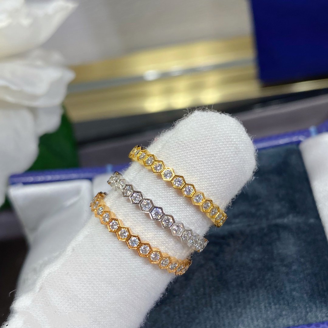 [Olivia Jewelry]BEE LOVE DIAMOND PAVED SMALL RING