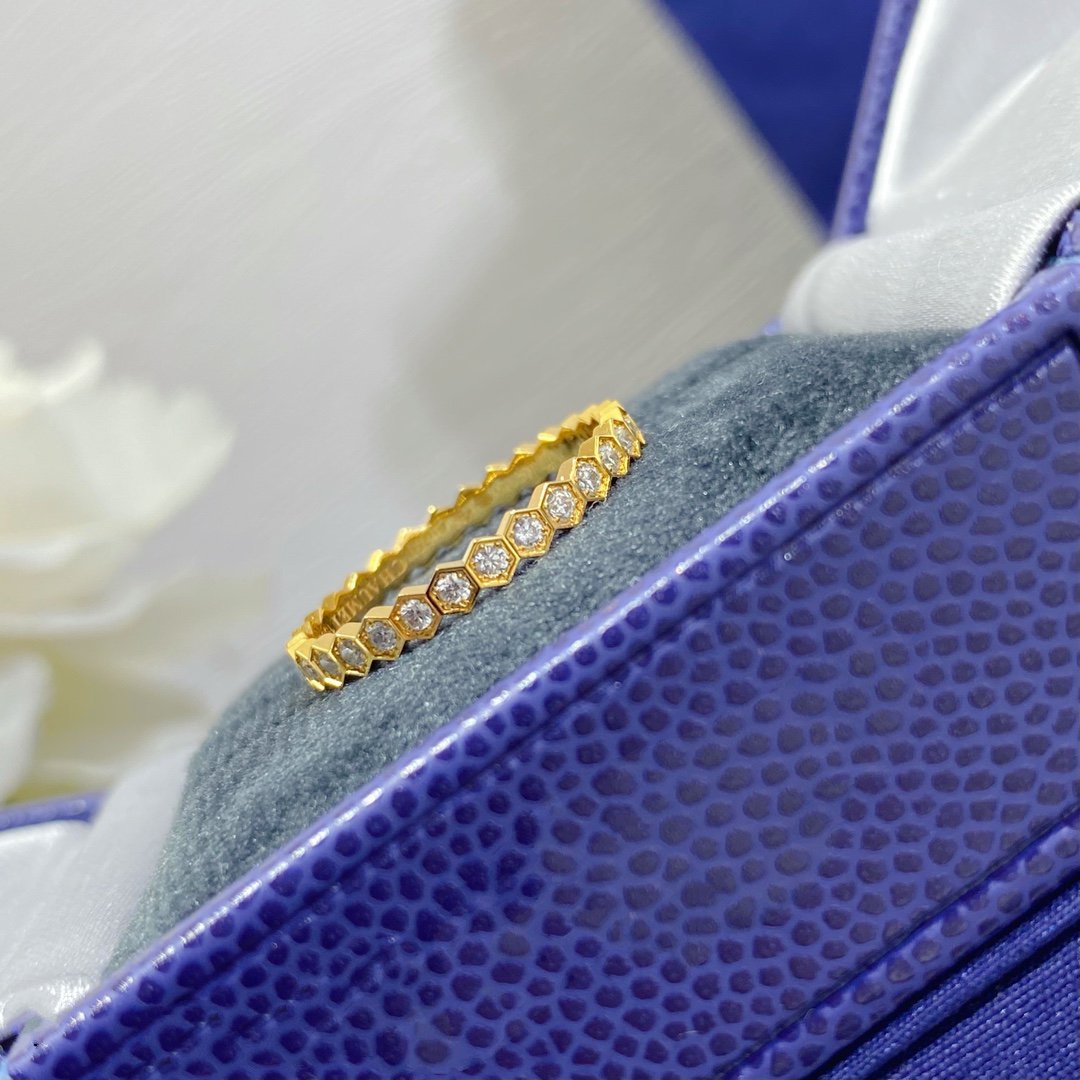 [Olivia Jewelry]BEE LOVE DIAMOND PAVED SMALL RING