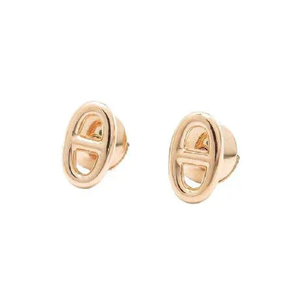 [Olivia Jewelry]CHAINE SMALL EARRINGS GOLD AND SILVER