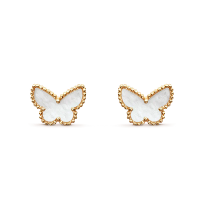 [Olivia Jewelry]SWEET BUTTERFLY MOP EARSTUDS
