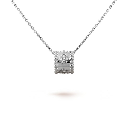 [Olivia Jewelry]PERLEE PEDANT SIVLER DIAMOND NECKLACE