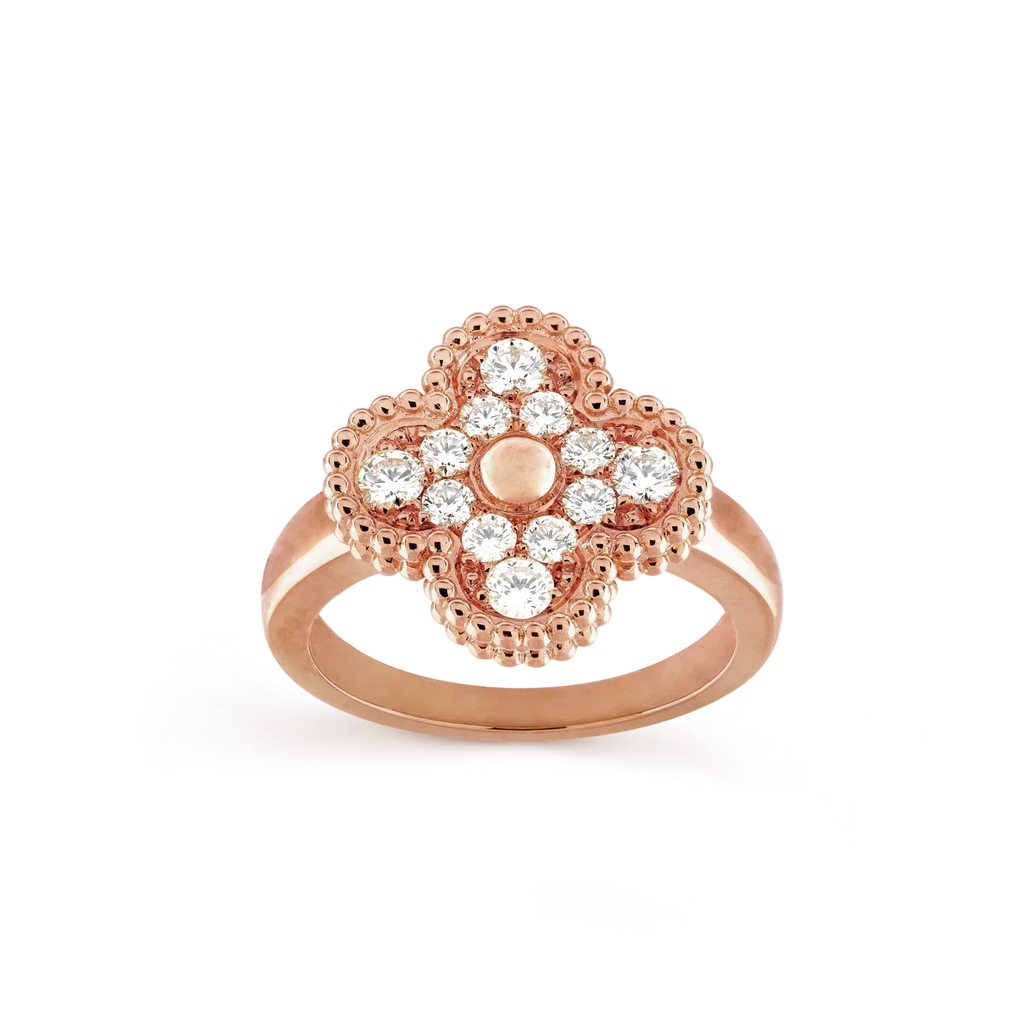 [Olivia Jewelry]CLOVER DIAMOND RING