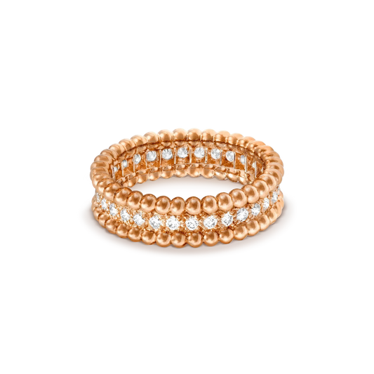 [Olivia Jewelry]PERLEE DIAMOND ROSE GOLD RING