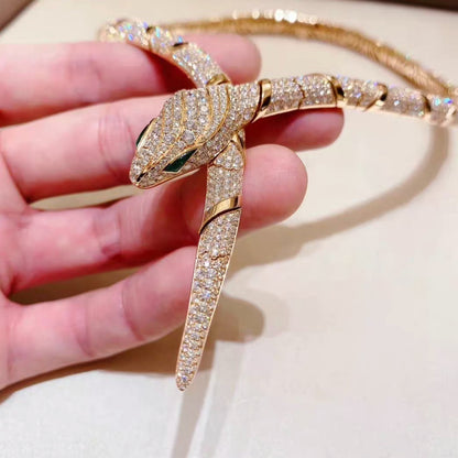 [AURORA]HAUTE COUTURE GOLD SERPENTI NECKLACE
