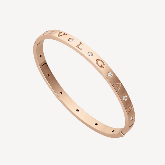 [OLIVIA]ZERO 1 PINK GOLD 12 DIAMONDS BRACELET