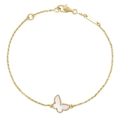 [Olivia Jewelry]BUTTERFLY MOTHER OF PEARL BUTTERFLY BRACELET