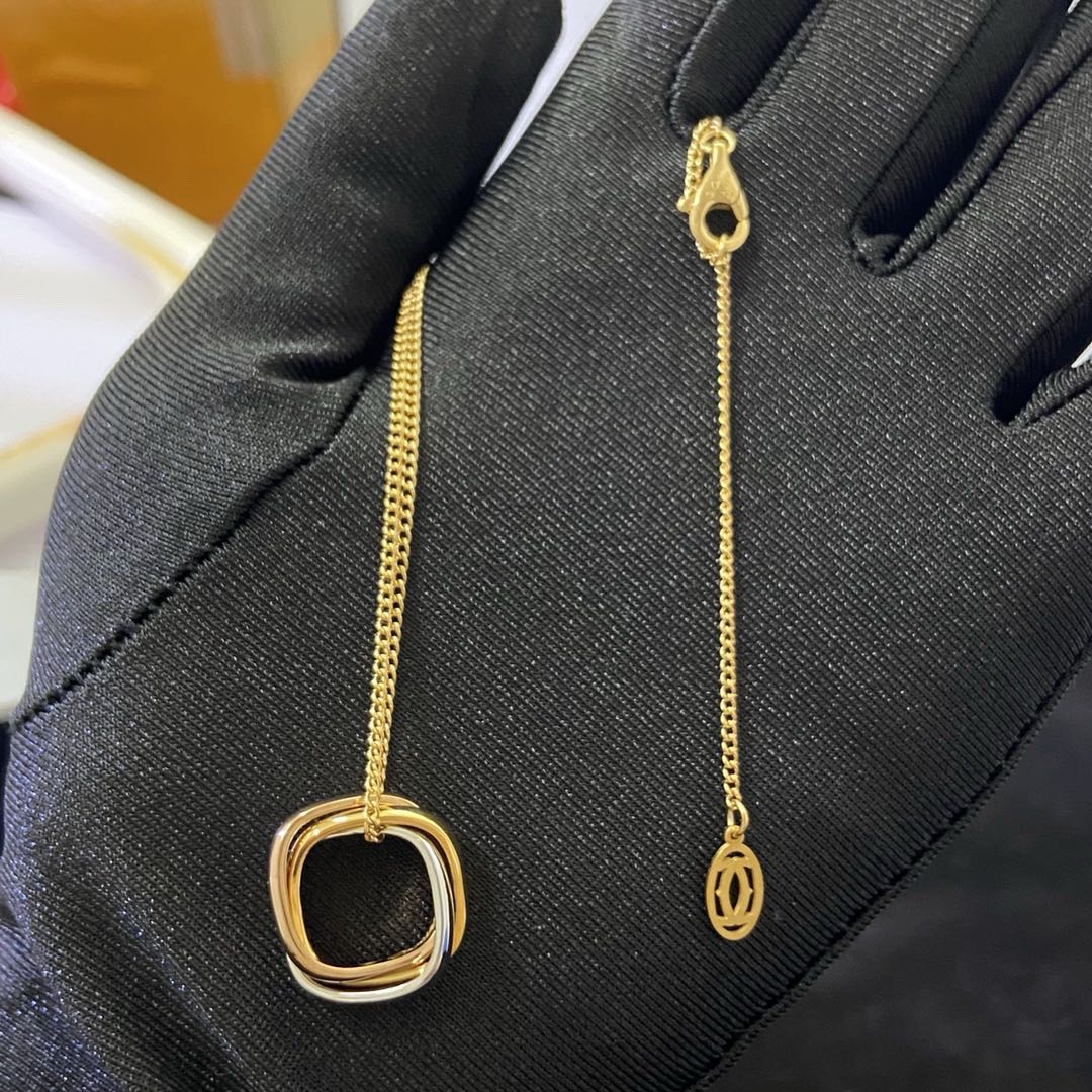 [Olivia Jewelry]TRINITY NECKLACE GOLD SMALL MODEL