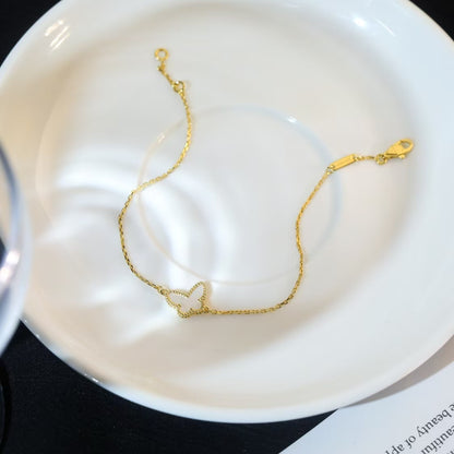 [Olivia Jewelry]BUTTERFLY MOTHER OF PEARL BUTTERFLY BRACELET