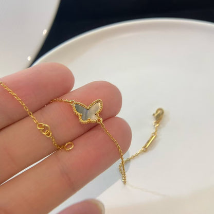 [Olivia Jewelry]BUTTERFLY GREY FRITILLARY BUTTERFLY BRACELET