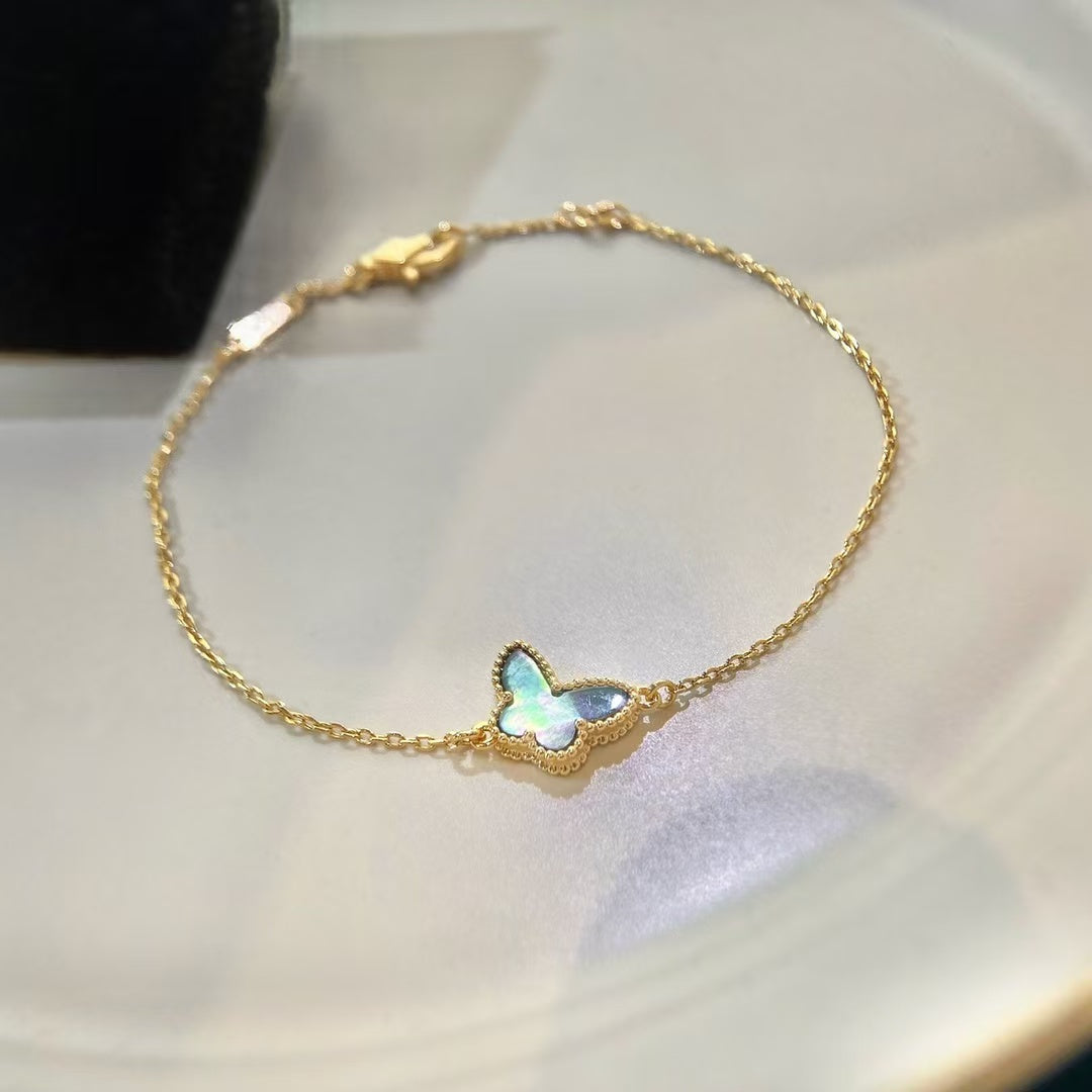 [Olivia Jewelry]BUTTERFLY GREY FRITILLARY BUTTERFLY BRACELET