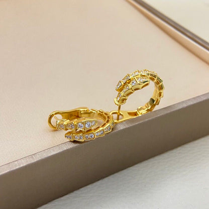 [OLIVIA]SERPENTI EARRINGS DIAMOND