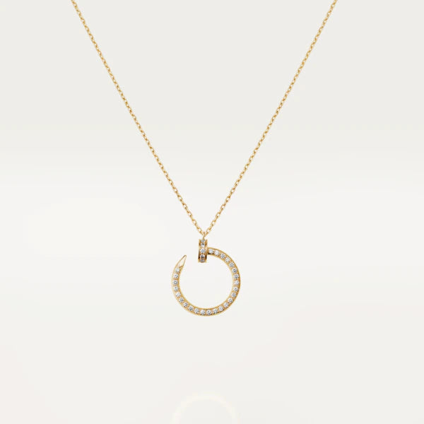 [Olivia Jewelry]JUSTE NECKLACE GOLD DIAMONDS