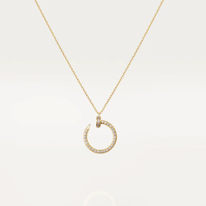 [Olivia Jewelry]JUSTE NECKLACE GOLD DIAMONDS