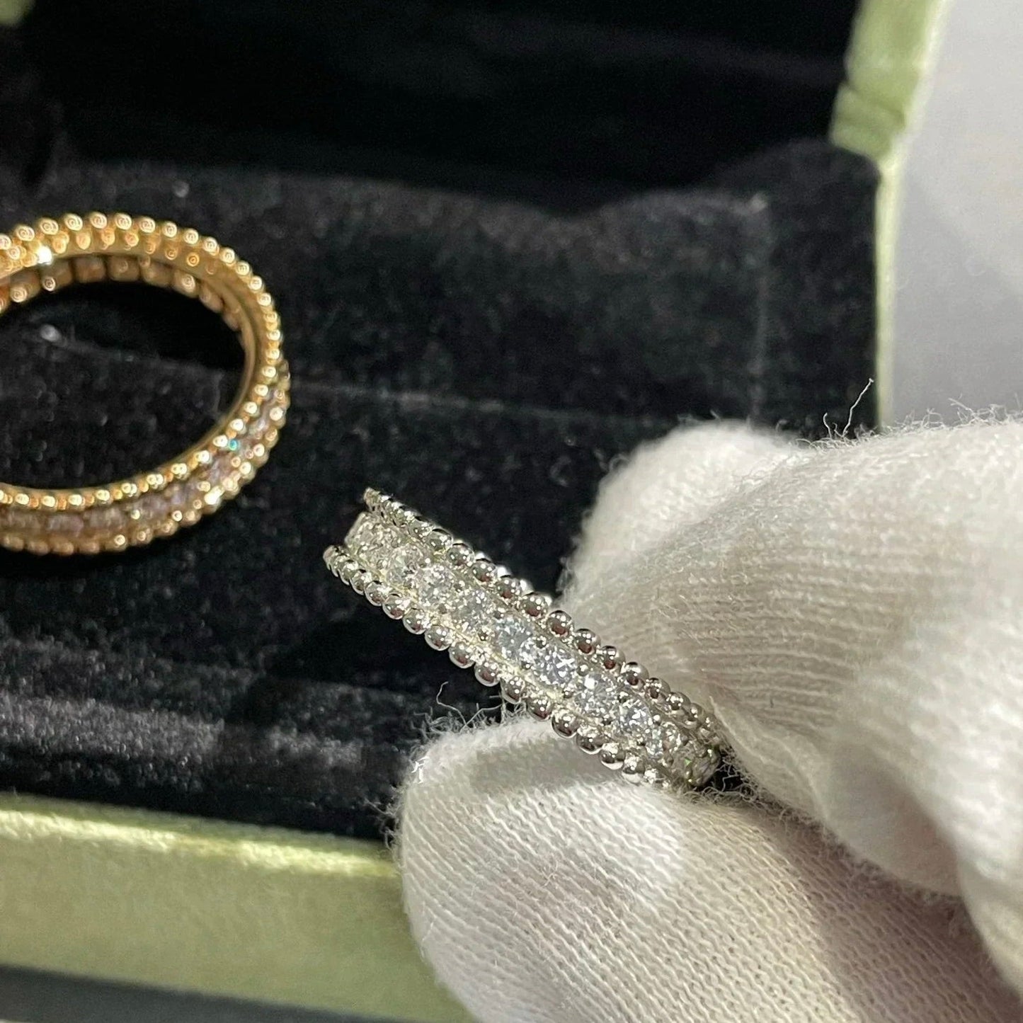 [Olivia Jewelry]PERLEE DIAMOND SILVER RING
