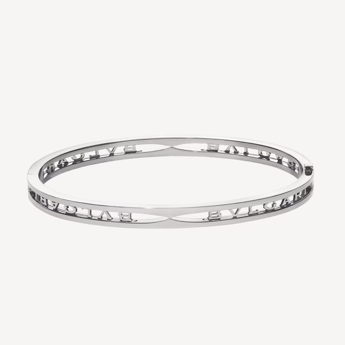 [AURORA]ZERO 1 SPIRAL LOGO SILVER BRACELET