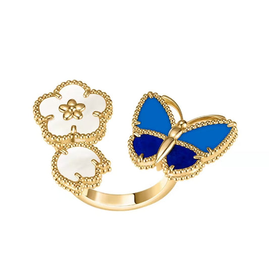 [Olivia Jewelry]LUCKY SPRING GOLD RING