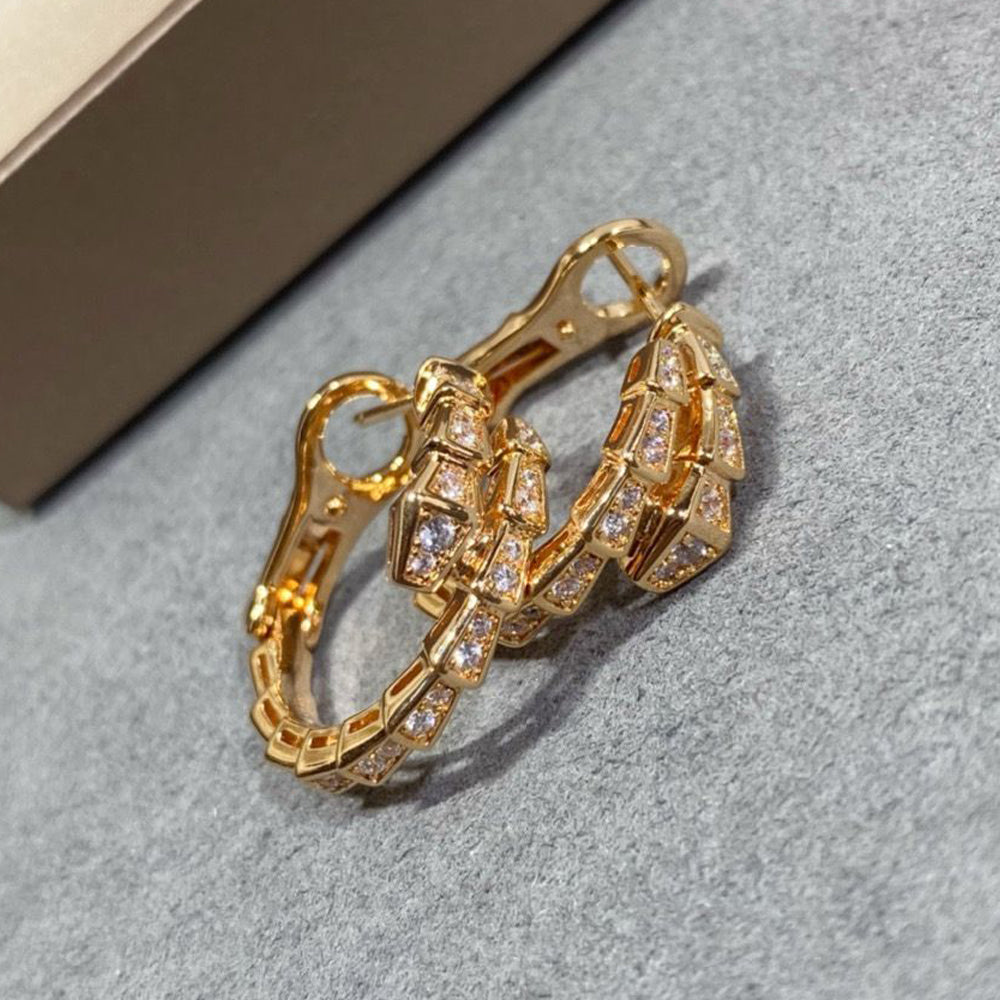[OLIVIA]SERPENTI EARRINGS DIAMOND