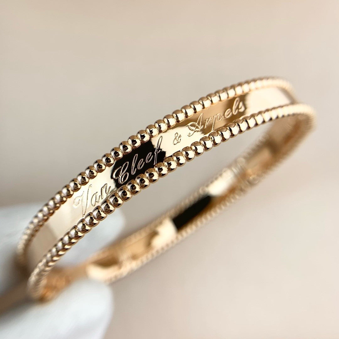 [Olivia JW]CLOVER BRACELET ENGRAVING SERIES
