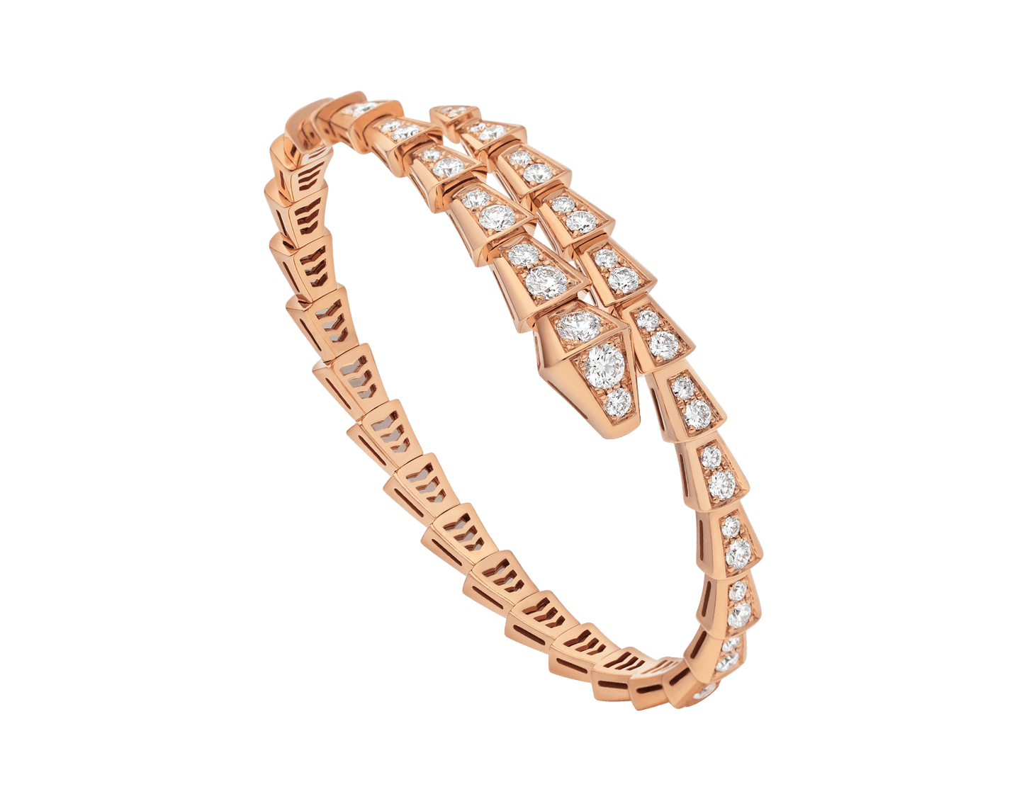 [OLIVIA]SERPENTI BRACELET 6.8MM PINK GOLD DIAMOND