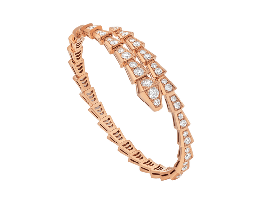 [OLIVIA]SERPENTI BRACELET 6.8MM PINK GOLD DIAMOND