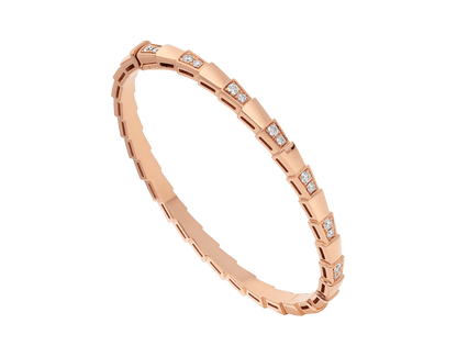 [OLIVIA]SERPENTI SMALL BRACELET PINK GOLD DIAMOND