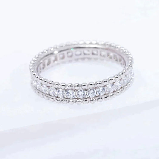 [Olivia Jewelry]PERLEE DIAMOND SILVER RING