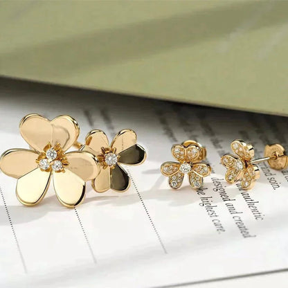 [Olivia Jewelry]CLOVER COMOS GOLD DIAMOND RING