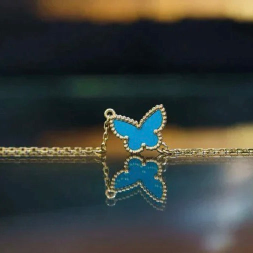 [Olivia Jewelry]BUTTERFLY TURQUOISE BUTTERFLY BRACELET