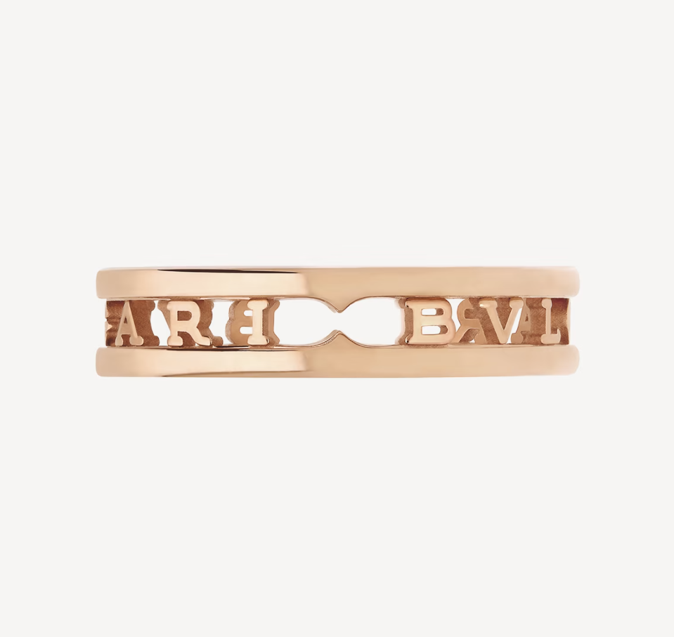 [OLIVIA]ZERO 1 ONE-BAND WITH OPENWORK LOGO SPIRAL RING