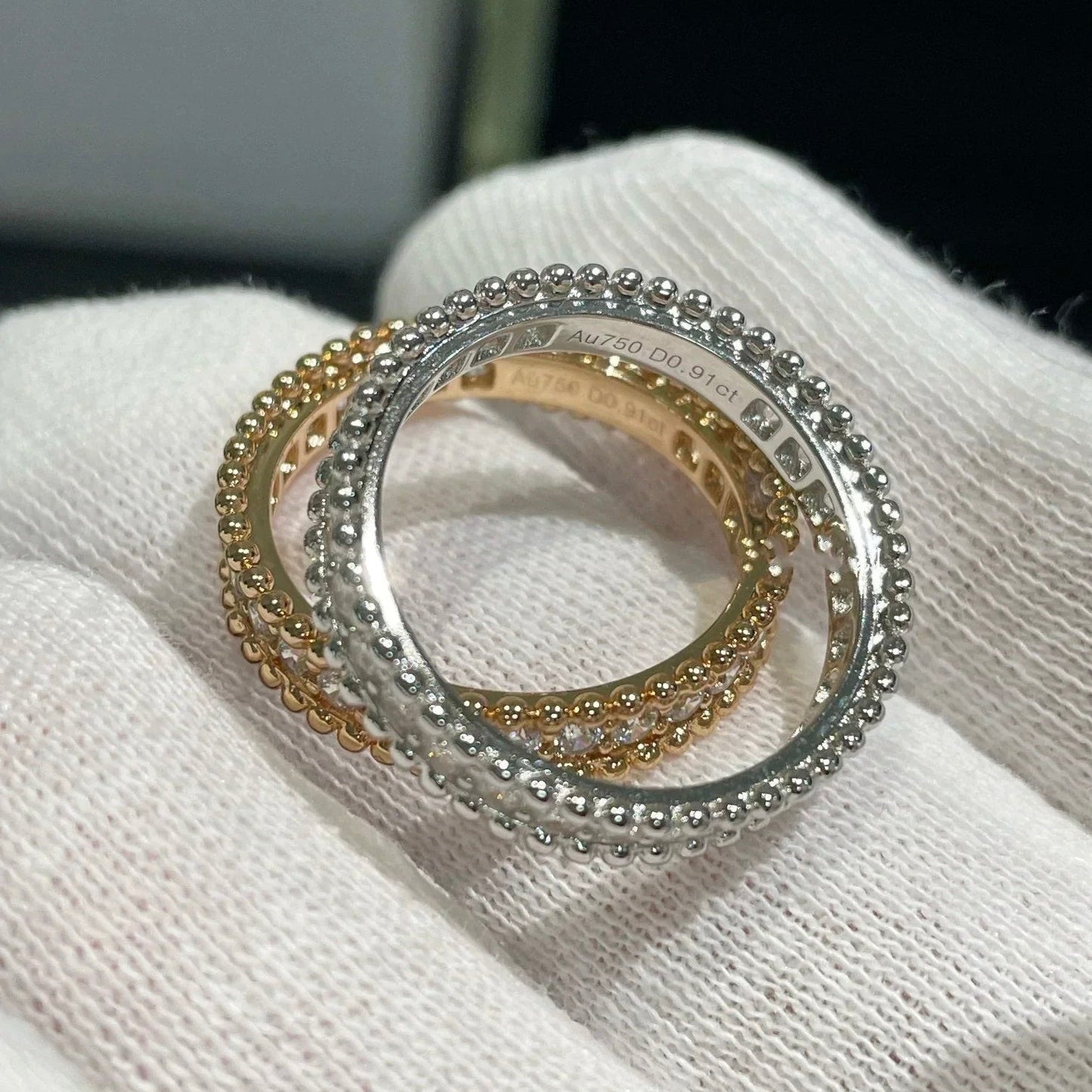 [Olivia Jewelry]PERLEE DIAMOND ROSE GOLD RING
