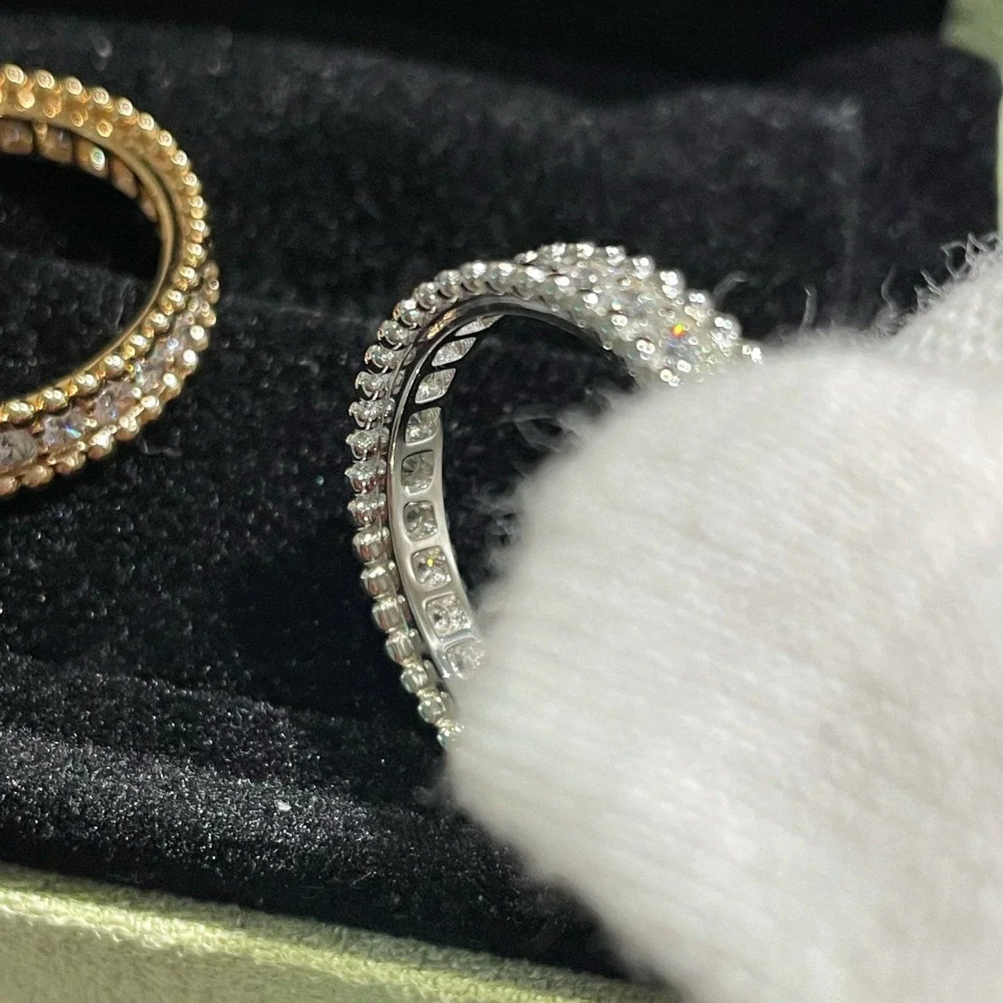 [Olivia Jewelry]PERLEE DIAMOND SILVER RING