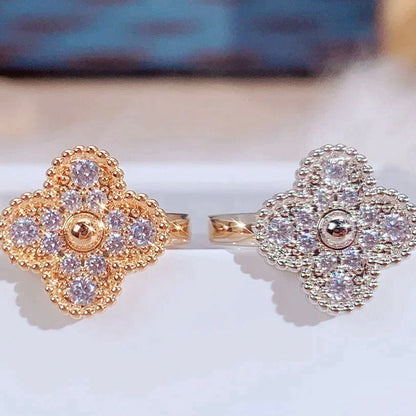 [Olivia Jewelry]CLOVER DIAMOND RING