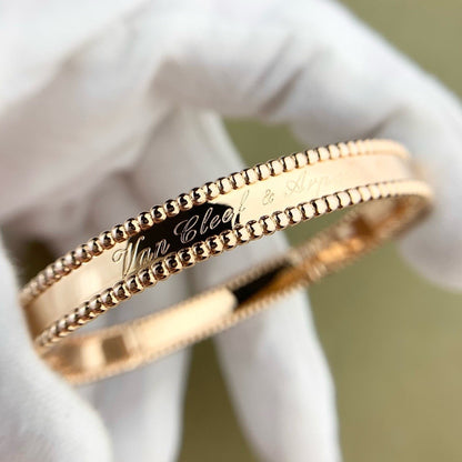 [Olivia JW]CLOVER BRACELET ENGRAVING SERIES