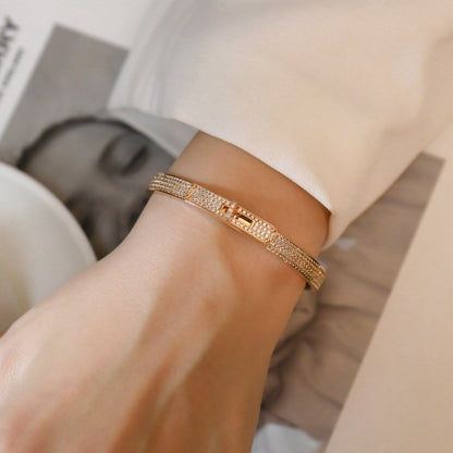 [Olivia Jewelry]KELLY BRACELET DIAMOND PAVED