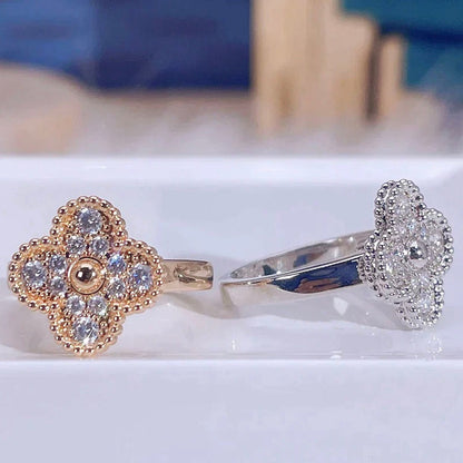 [Olivia Jewelry]CLOVER DIAMOND RING