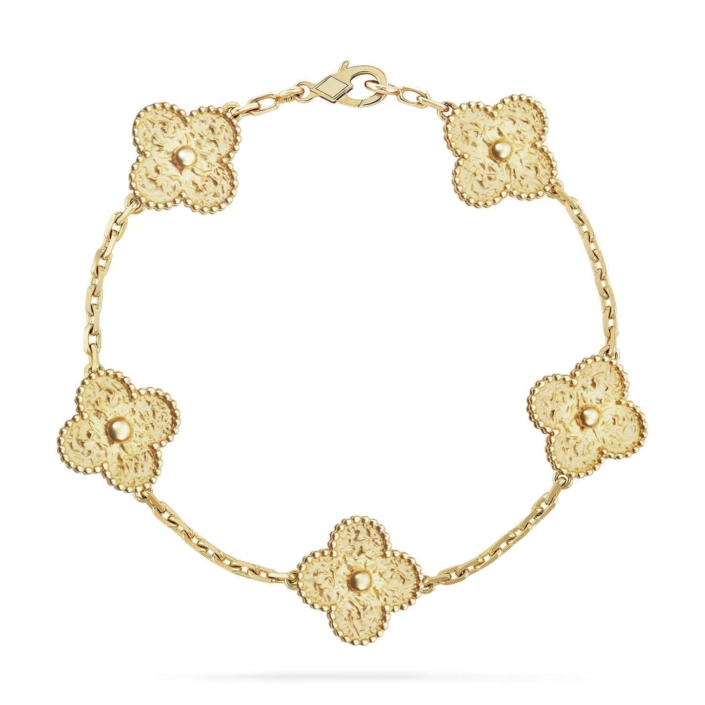 [Olivia JW]CLOVER 5 MOTIFS BRONZING BRACELET