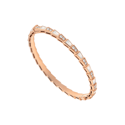 [OLIVIA]SERPENTI BRACELET PINK GOLD MOP DIAMOND