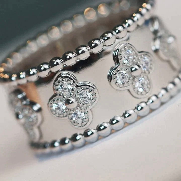 [Olivia Jewelry]CLOVER KALEIDOSCOPE RING 10MM