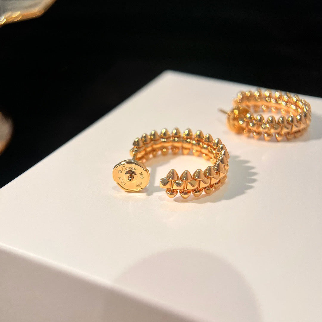 [Olivia Jewelry]CLASH SMALL HOOP EARRINGS